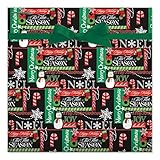 Chalk Up Christmas Jumbo Rolled Gift Wrap- 72 sq ft.