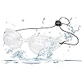 Wahah Hydrating Dry Eye Relief Sleep Mask, CPAP Moisture Eye Mask for Sleeping, Best Sleep Eye Mask for Woman Man (Transparent)