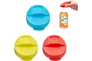 Qgond 3PCS,Airtight Can Covers for Soda & Beer – Universal Fit Leak-Proof Lids, Reusable Drink Toppers for Picnics, Camping, Parties – Keep Drinks Fresh & Carbonated