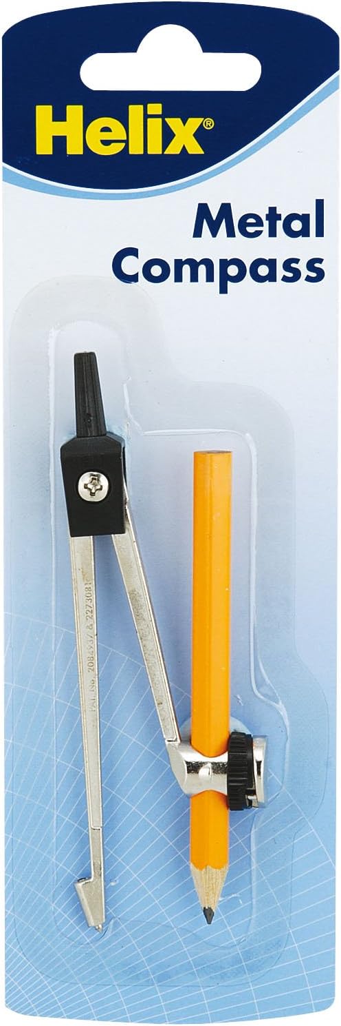 Helix Metal Compass and Pencil, G05070, Nylon/A, 2 Count (Pack of 1) - Image 3