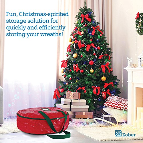 image for Zober Wreath Storage Bag 30