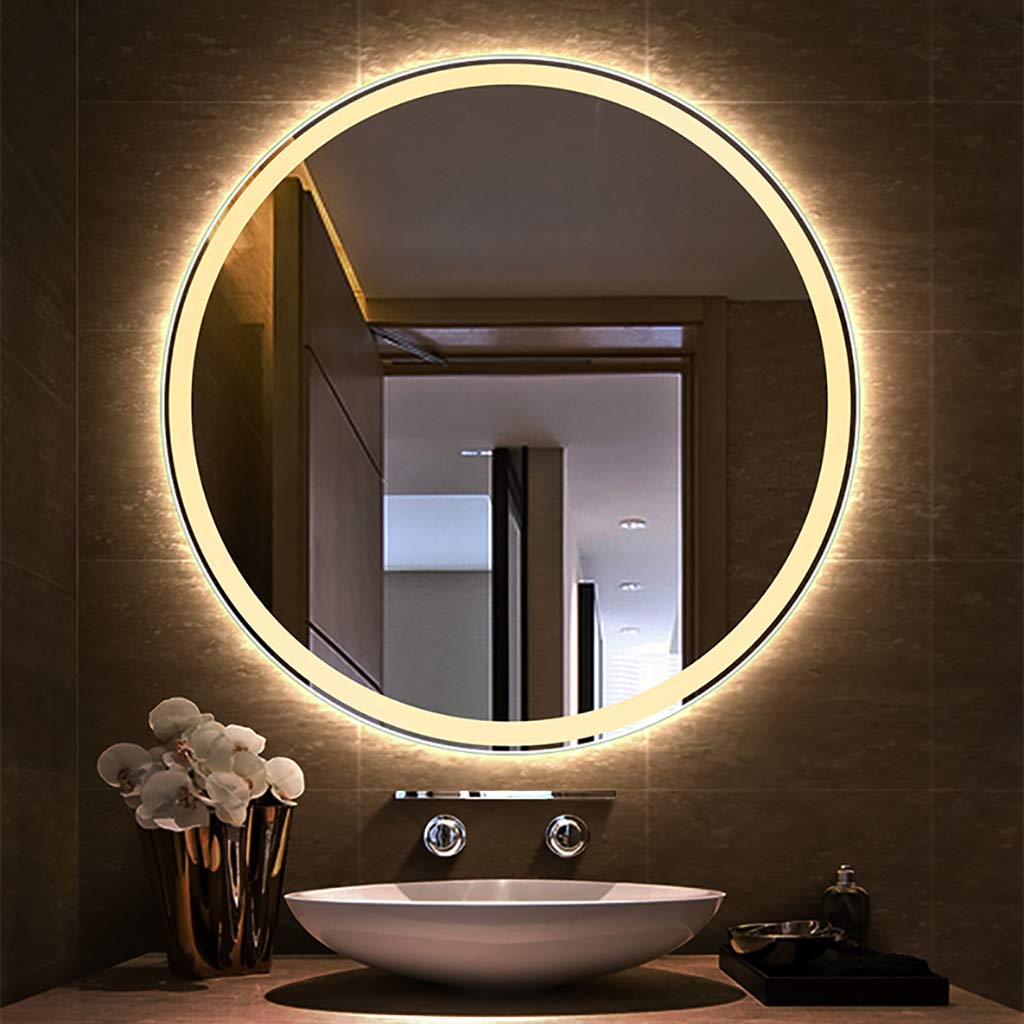 Led beleuchtet Badezimmer Spiegel runde Wohnzimmer Wand hd