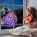 HappyHapi Laser Christmas Lights, Red & Green & Blue Star Projector, Moving Star Laser with 19 Patterns in 5 Themes for Christmas, Waterproof Laser Lights Projector with RF Remote Controller