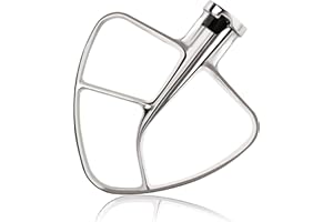MTTOBO K45B Stainless Steel Flat Beater For Kitchenaid 4-5 Quart Tilt Head Paddle attachment KitchenAid MixerAttachment