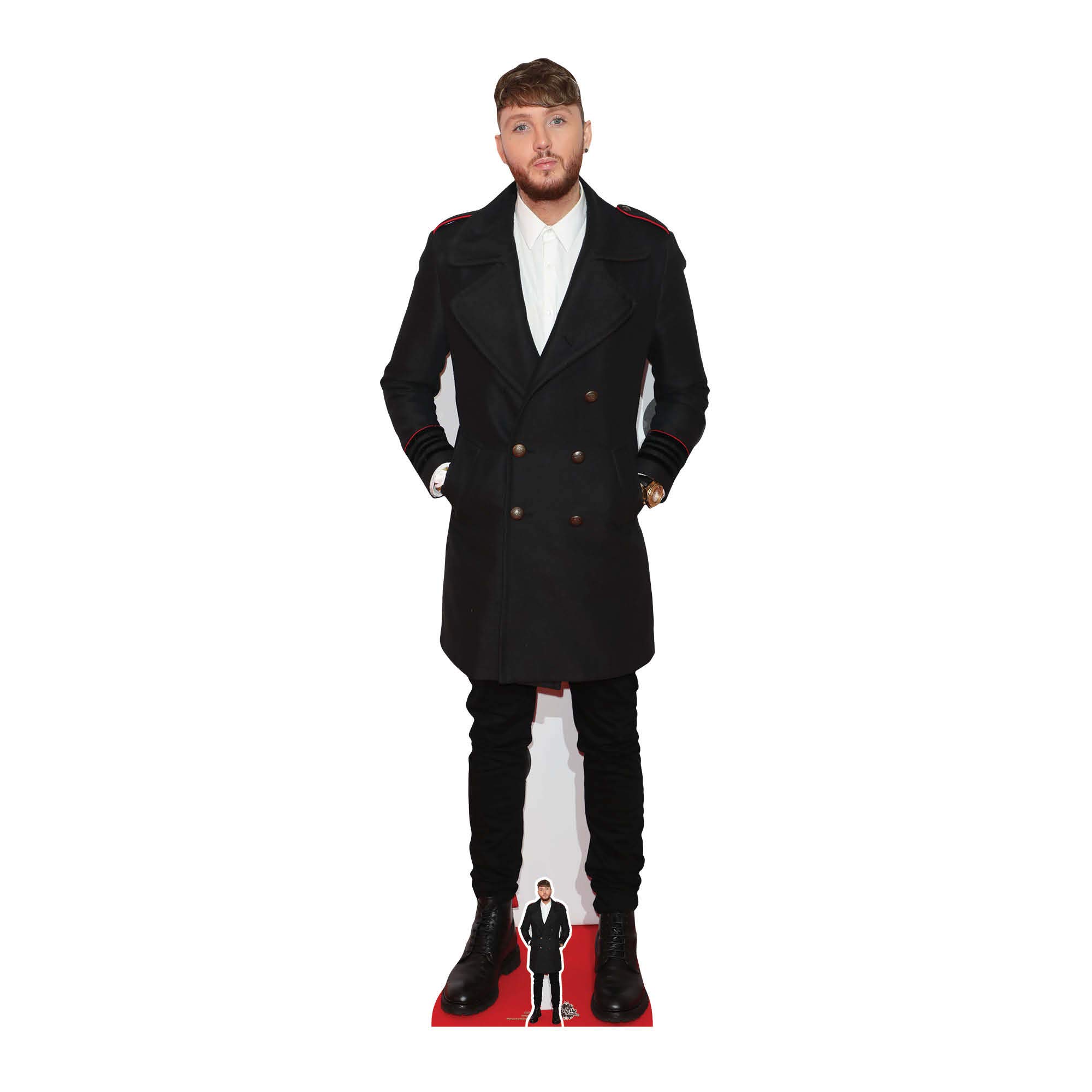 STAR CUTOUTS CS861 James Arthur Singer Songwriter Lifesize Cardboard Cutout with Free Mini Standee, Solid, Multicolour, Regular
