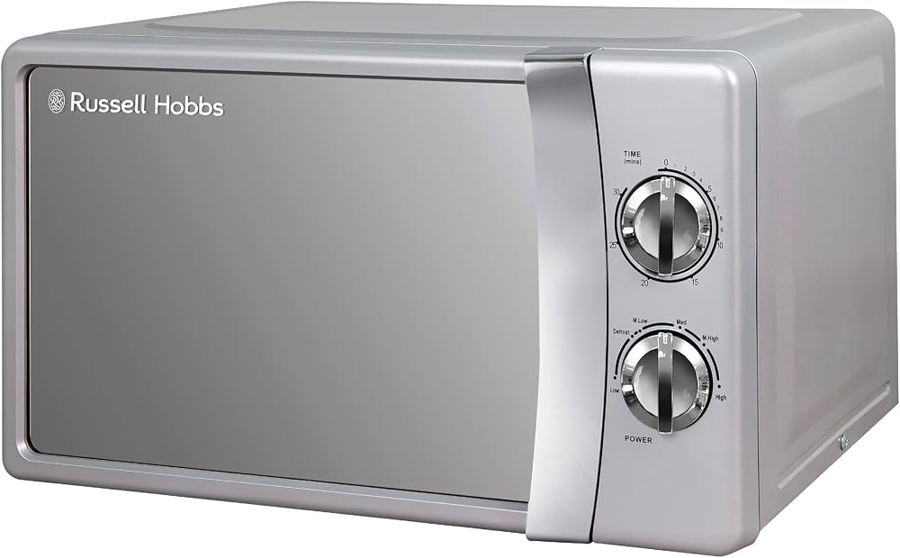 Russell Hobbs RHMM701S 17 Litre 700 W Microwave Silver Solo Manual 5 Power