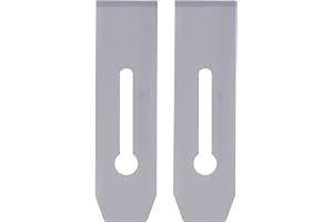 Eujgoov 2-Pack of 2 Inch Wide Replacement Bench Plane Blades, Steel Portable Bench Planes for Woodworking Handwork