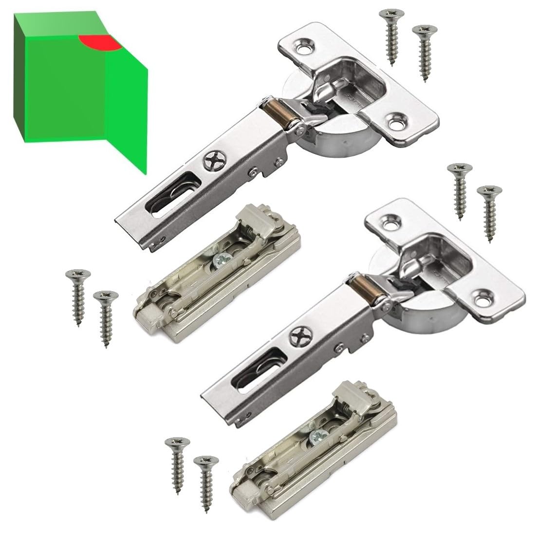 Salice Universal Hinge with Opening 110° Standard Application (2 Quiet Decillating, Collar: 0 Base H02 V. Wood)