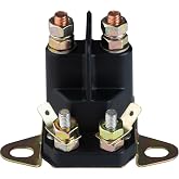 BlueStars 12V 4-Terminal 117-1197 Starter Solenoid - for Exmark Toro | Timecutter SS5000 Z4200 SS4225 SS4235 Zero Turn Lawn Mower 784-1221-210 104-3189 E513075 1-513075 212655 28-4210