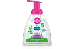 Dapple Foaming Dish Soap, Hypoallergenic for Sensitive Skin, Powered by Plants, Fragrance Free 13 Fl Oz (Pack of 1)