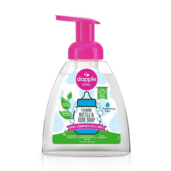 DAPPLE FOAMING DISH SOAP, HYPOALLERGENIC FOR SENSITIVE SKIN,...