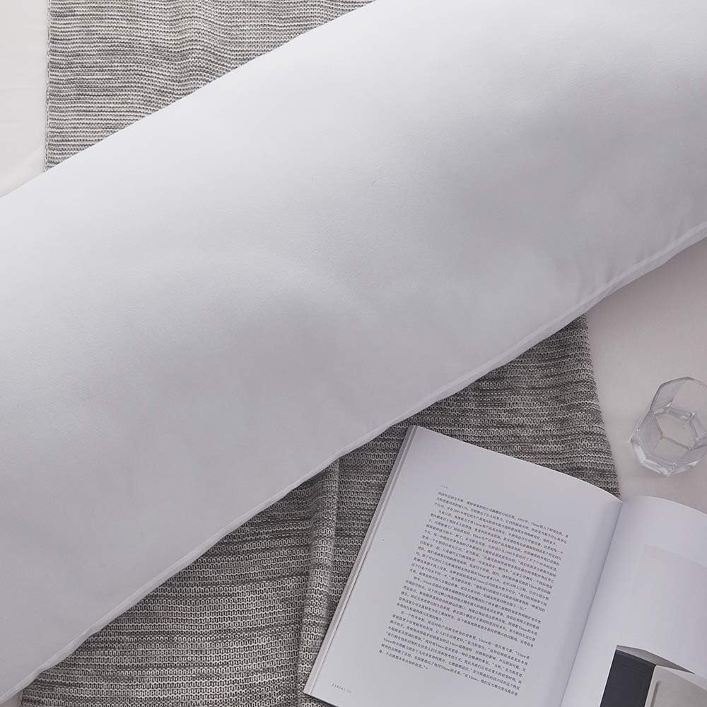 WhatsBedding Full Body Pillow Insert（Without Cover）- Large Body Pillow for Adults - Breathable Long Side Sleeper Pillow for Sleeping （20×54 inch）- White: Kitchen & Dining