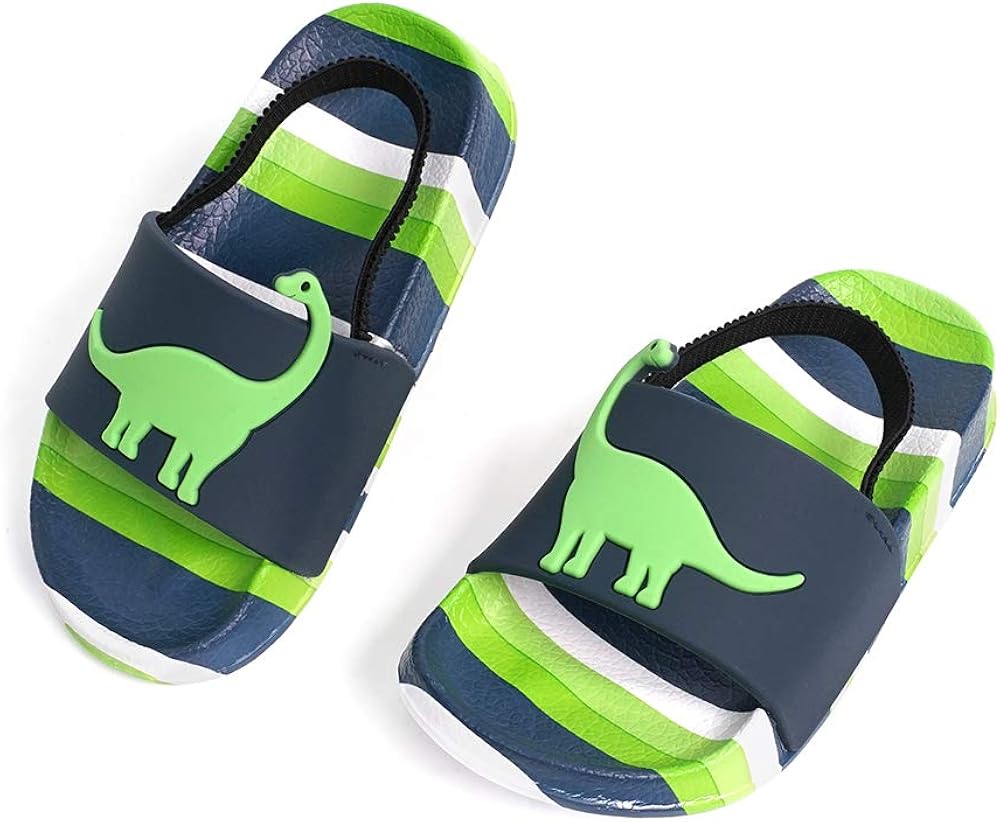 WateLves Toddler Boys Girls Slides Sandals for Swim Beach