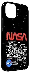 iPhone 15 Plus NASA Space Shuttle Schematic Logo Case