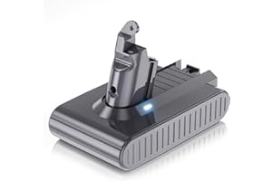 Maxofpowr 7000mAh V6 Battery Replacement Compatible with V6 Animal V6 Absolute V6 Motorhead V6 Fluffy SV03 SV04 SV05 SV06 SV07 SV09 DC58 DC59 DC61 DC62 DC72 DC74 Vacuum Cleaner