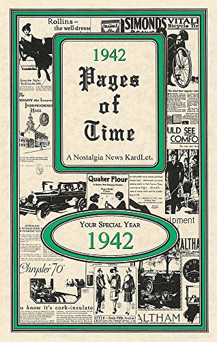 1942 Pages of Time Kardlet (PT1942)