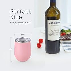 Maars Bev Stainless Steel Stemless Wine Glass
