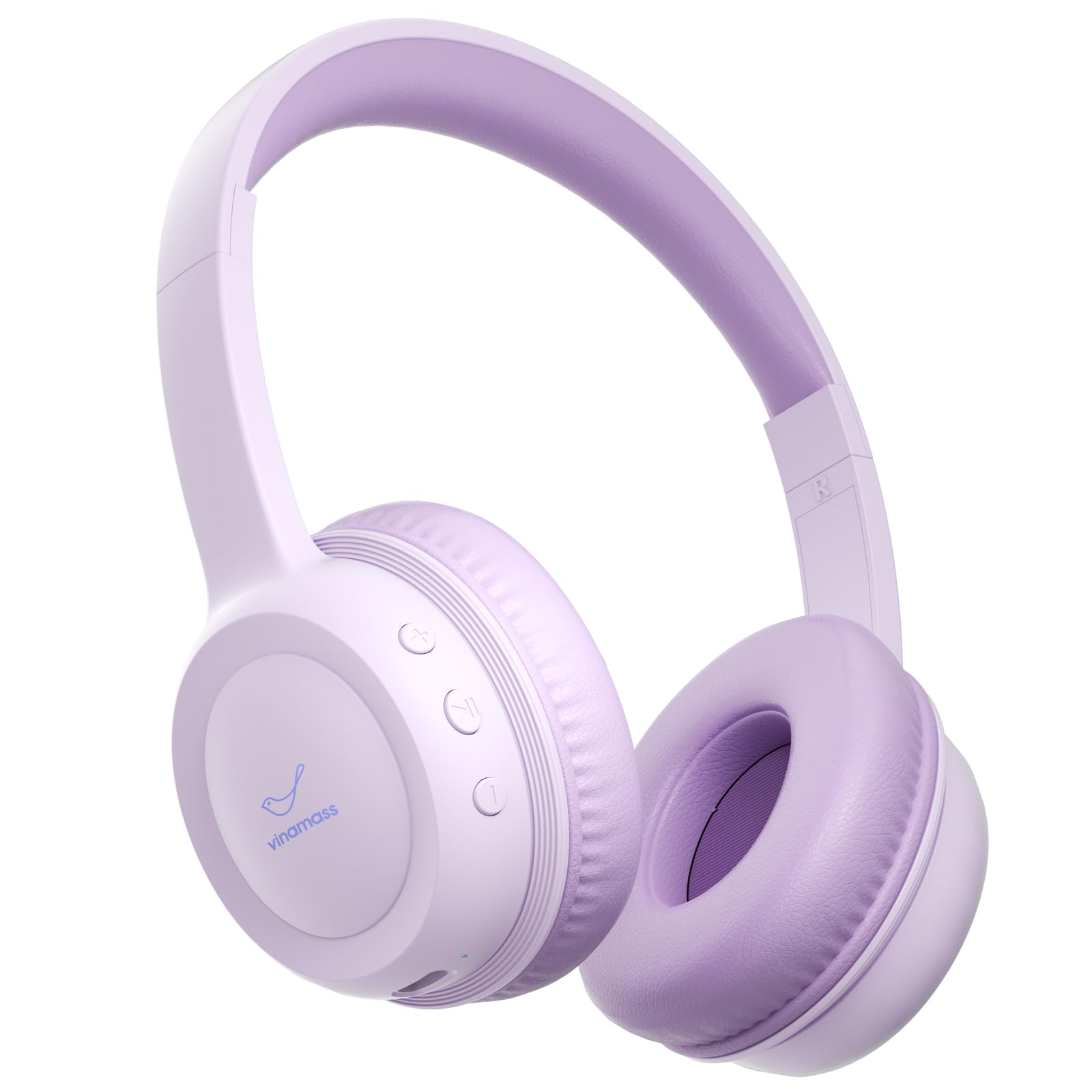 Photo 1 of Kids Bluetooth Headphones,Kids Headphones Wireless with 85dB Volume Limiter, 30H Playtime, Adjustable Headband,Over-Ear Headphone for Kid School Online Class Travel(Purple)