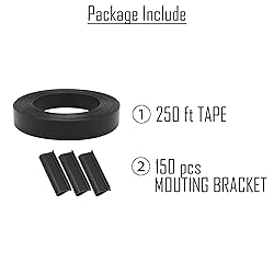 HTTMT- Black View Blocking Privacy Tape Weave