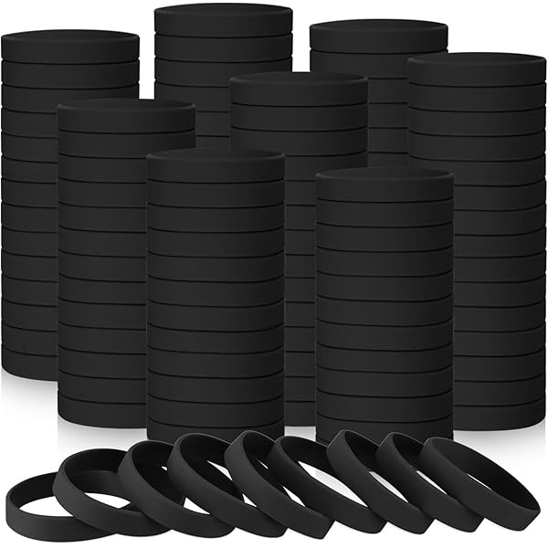 100 Bracelets Silicone 7 Pouces Pour Enfants - Élastiques Colorés Pour Sport & Fêtes
