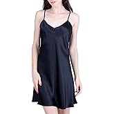 OSCAR ROSSA Women's Luxury Silk Sleepwear 100% Mulberry Silk Slip Chemise Lingerie Nightgown