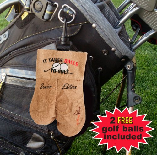 MySack Senior Edition Golf Ball Storage Bag | This Funny Golf Gift is Sure to Get a Laugh | Store Yo - //coolthings.us