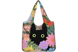WELLFLYHOM Reusable Grocery Bags Foldable Washable Reusable Cute Design Shopping Totes Waterproof Eco-friendly Polyester Bags