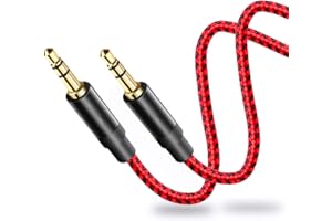 LiuTian 15ft 3.5mm Male to Male Audio Cable for Headphones, iOS, Android, PCs, Cars & More