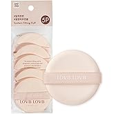LOVB LOVB System Fitting Puff 5EA | Face Makeup Tool for Liquid Foundation | Soft Makeup Sponge | Easy Application | Korean Base Makeup