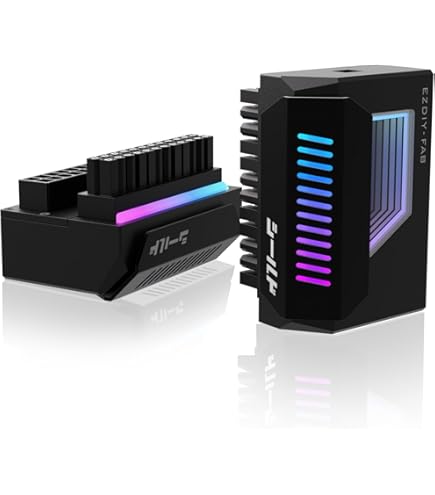 Amazon.com: EZDIY-FAB GPU VGA PCIe 8 Pin U Turn 180 Degree Angle