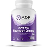 AOR Magnesium Glycinate Capsules, 4 Bioavailable Forms, 90 Vegan Capsules | Multi Form Uptake Support, Gentler on Digestion, Magnesium for Sleep, Gluten Free &amp; GMO Free, 30 to 90 Day Dosing