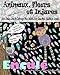 Animaux, Fleurs Et Injures Sur Un Fond Noir: Anti-Stress Livre De Coloriage Pour Adultes Avec Gros M by 