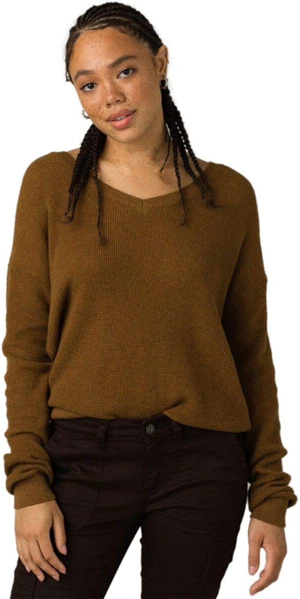 prAna Women's Milani V-Neck: Clothing