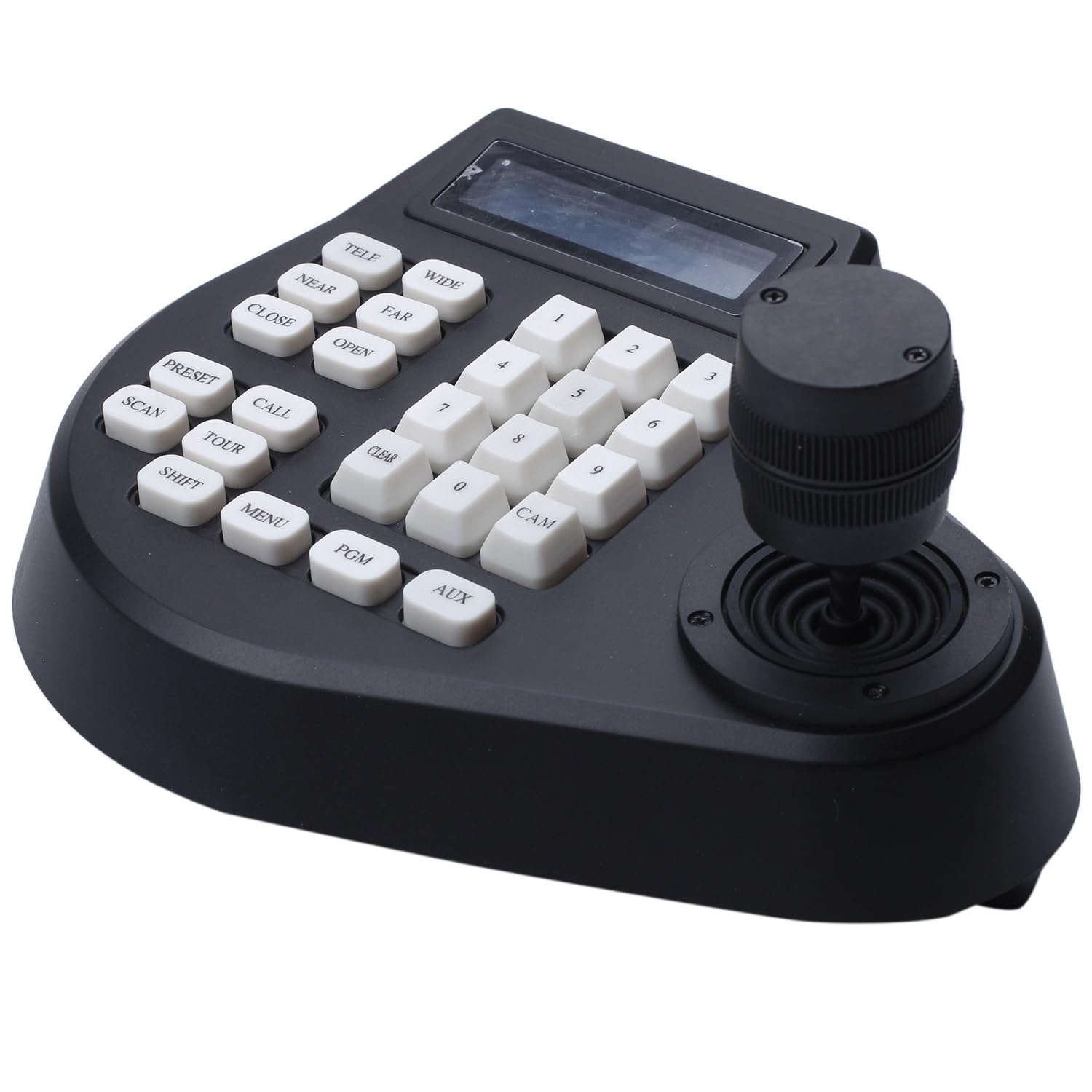 EVERSECU Mini Analog PTZ Camera Keyboard with 4D Joystick, PTZ
