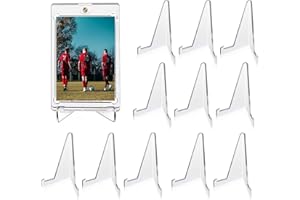 30 Pack Card Display Stand, 3.3 inch Clear Acrylic Easel Display Stands for Displaying Pictures Cards