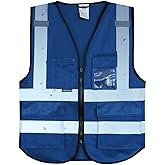 Salzmann Multi-Pocket Working Vest - Reflective Vest - Made with 3M Reflective Material