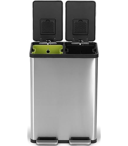 Amazon.com: 60 Liter / 16 Gallon Rectangular Hands-Free Dual