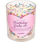 Birthday Cake Scented Candle with Sprinkles, Natural Soy Candle, Aromatherapy for Relaxation, Unique Gift Candle for Women, 60-Hour Burn Time - Candier by Ryan Porter