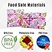 Ava & Kings 2pc Eco Friendly Reusable Snack Bags Sandwich Wrap w/Insulated Fabric - Great for School Lunch, Work, Picnic Food, Boys & Girls - Sizes: 7x7 in & 6x9 in - Pink Butterfly