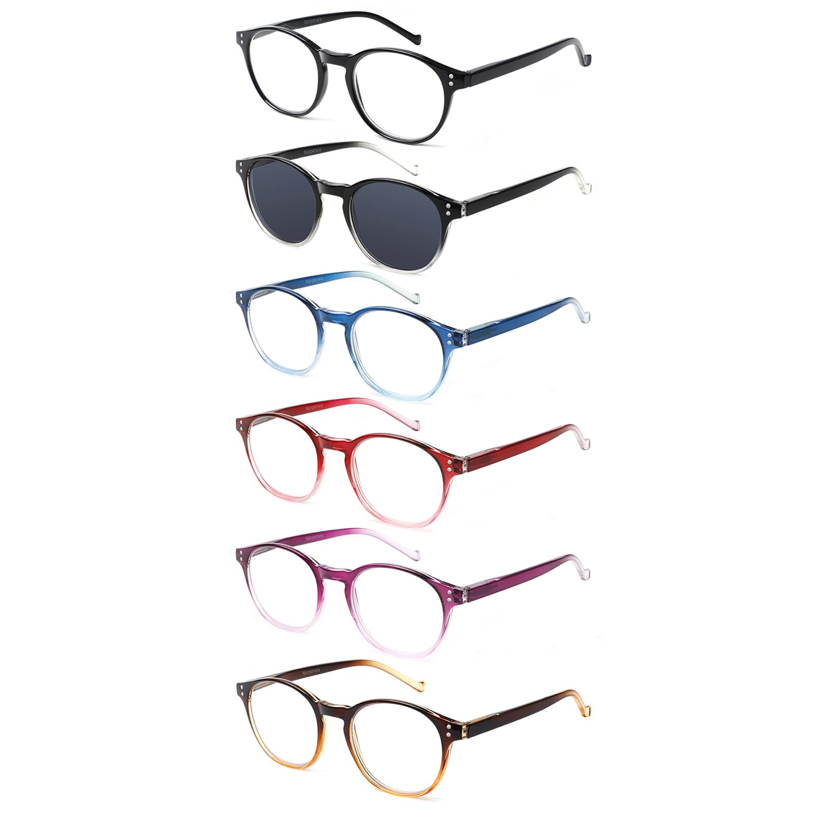9 Packs Mens Rectangle Half Frame Reading Glasses Blue Light Blocking Black Spring Hinge Readers 9 Packs Mens Rectangle Half Frame Reading Glasses Blue Light Blocking Black Spring Hinge Readers