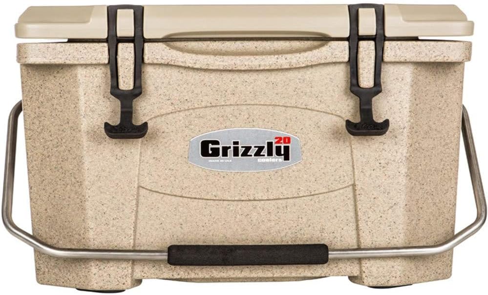 Grizzly 20 Quart Sandstone/Tan Cooler