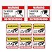 WISLIFE Video Surveillance Sign Set, 2 (10
