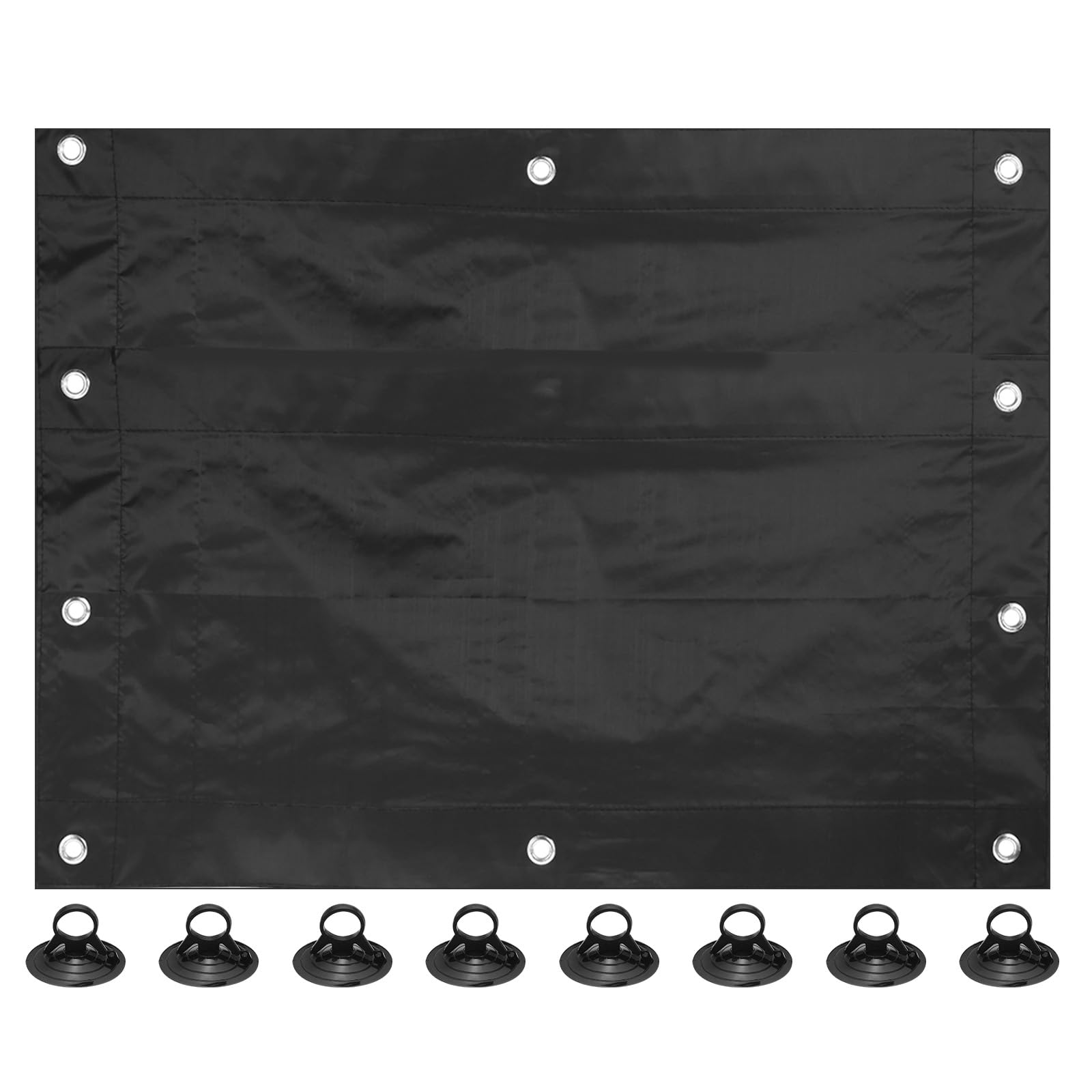 PATIKIL Nursery Blackout Curtain, 37" x 30" Blackout Blinds Temporary Room Darkening Shade with Suction Cups for Nursery Bedroom