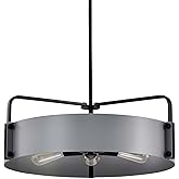 Nuvo Altos - 5 Light Large Pendant-7.38 Inches Tall and 22 Inches Wide-Matte Gray Finish
