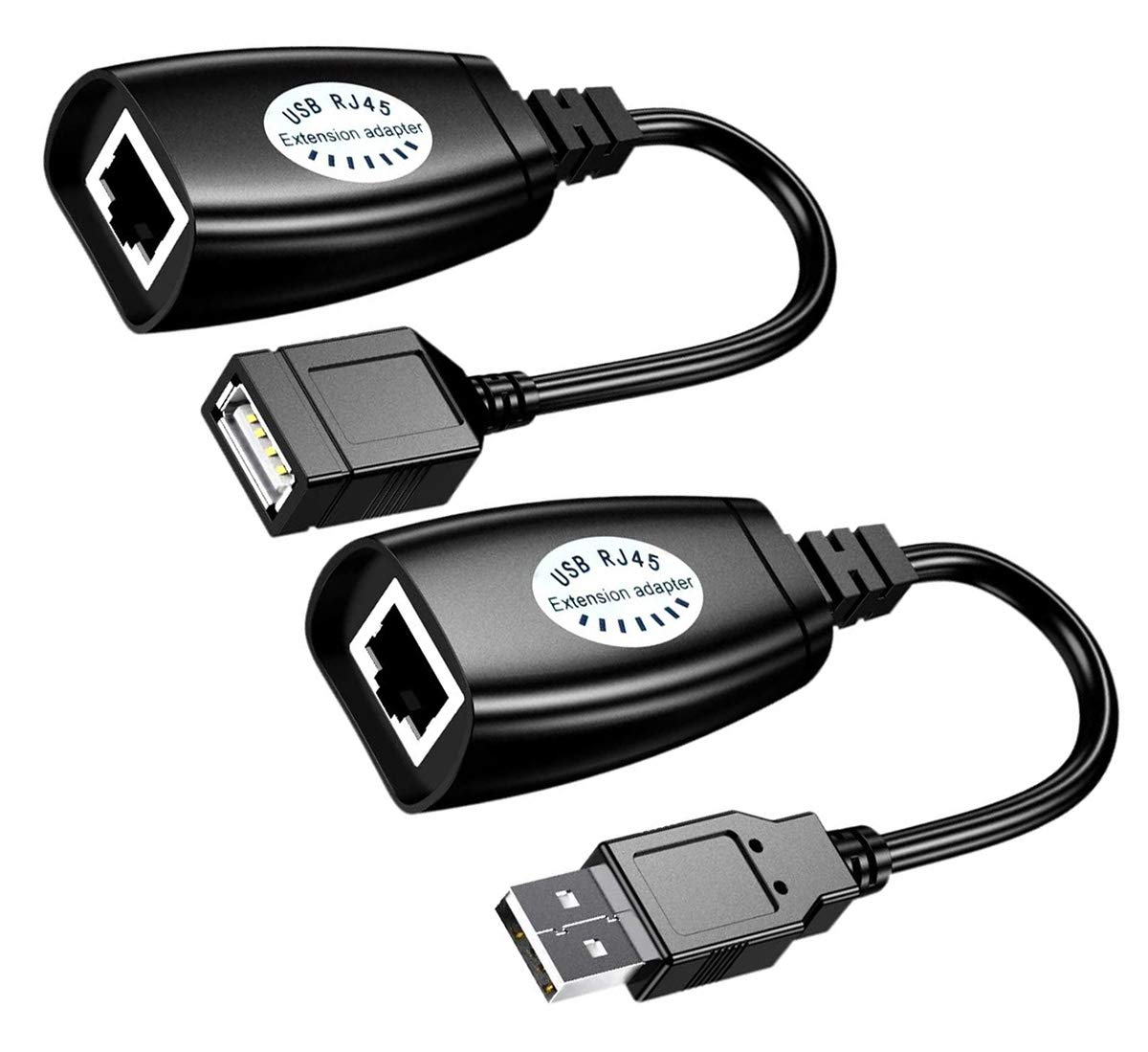 USB Over Cat6，RJ45 Cat Cable Extension Cable USB 2.0