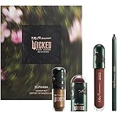 r.e.m. beauty Wicked: For Good | Makeup Set | Waterpoof Eye Shadow, All Over Glow Stick, Creamy Lip Liner, Glossy Lip Balm | 4 Full Size Products
