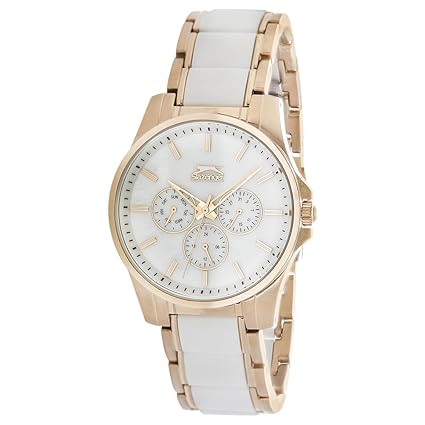 SLAZENGER Womens Analogue Metallic Watch-SL91344402