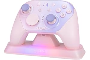 Mobapad Chitu2 HD Switch 2 Wireless Controller, TMR Glide Joysticks [ZERO Drift], Charging Dock, HD Rumble, NFC, Turbo, Progr