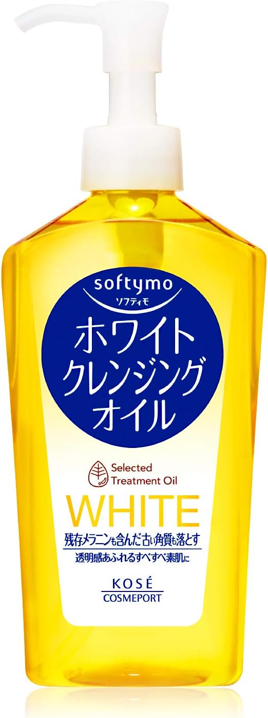Softymo Kose Cosmeport White Cleansing Oil 230ml Gentle Makeup Remover