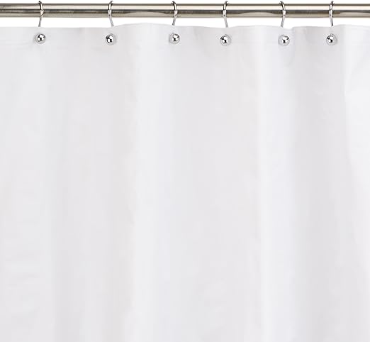 Amazon Com Kenney Lightweight Peva Shower Curtain Liner White
